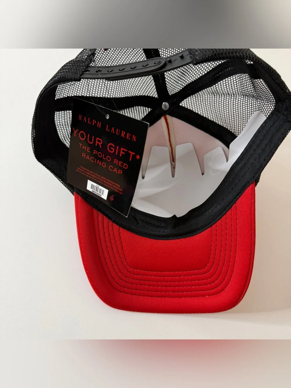 Ralph Lauren the polo red racing cap